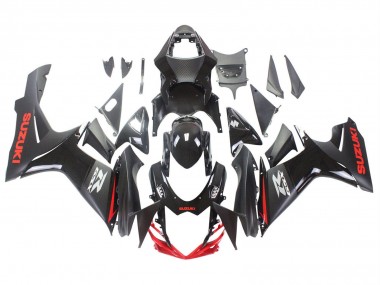 Carenados Moto Suzuki GSXR 600 / GSXR 750 2011-2024 - Negro Gris Rojo Línea Fabricantes