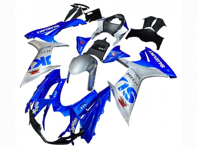 Carenados Moto Suzuki GSXR 600 / GSXR 750 2011-2024 - Azul Plata Ecstar Fabricantes