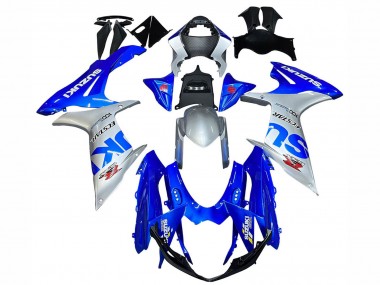 Carenados Moto Suzuki GSXR 600 / GSXR 750 2011-2024 - Azul Plata Ecstar Fabricantes