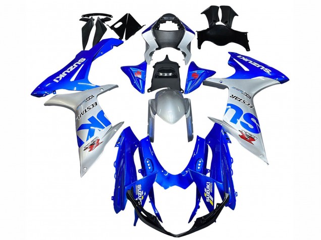 Carenados Moto Suzuki GSXR 600 / GSXR 750 2011-2024 - Azul Plata Ecstar Fabricantes