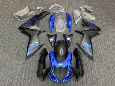 Kits Carenado Moto Suzuki GSXR 600 / GSXR 750 2011-2024 - Azul Negro Mate Fabricantes