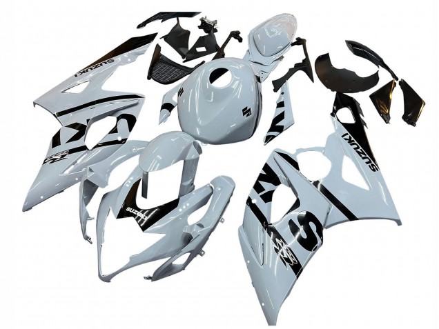 Carenados Moto Suzuki GSXR 1000 2005-2006 - Blanco Negro Fabricantes