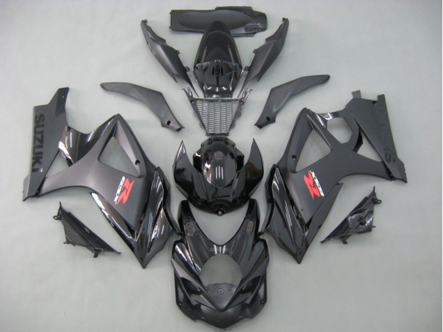 Carenados Moto Suzuki GSXR 1000 2007-2008 - Negro Mate Negro Brillante Fabricantes