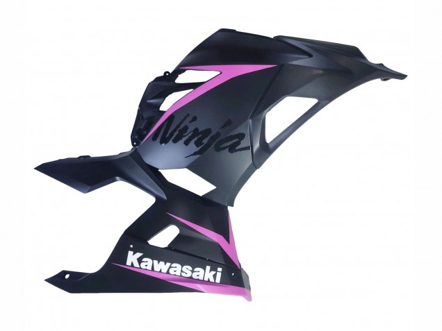 Carenados Moto Kawasaki Ninja 400 2018-2024 - Negro Mate Rosa Fabricantes