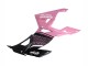 Carenados Moto Kawasaki Ninja 400 2018-2024 - Rosa Negro Mate Honeycomb Fabricantes