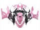 Carenados Moto Kawasaki Ninja 400 2018-2024 - Rosa Negro Mate Honeycomb Fabricantes