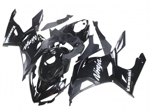 Carenados Moto Kawasaki Ninja 400 2018-2024 - Negro Brillante Negro Mate Blanco Calcomanías Fabricantes