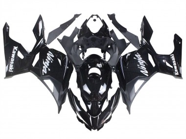 Carenados Moto Kawasaki Ninja 400 2018-2024 - Negro Brillante Negro Mate Blanco Calcomanías Fabricantes