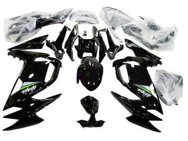 Carenados Moto Kawasaki Ninja 650 EX650 2020-2025 - Negro Brillante Verde Fabricantes