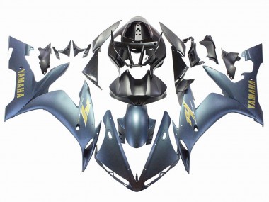 Carenados Moto Yamaha YZF 1000 R1 2004-2006 - Azul Oscuro Oro Calcomanías Fabricantes