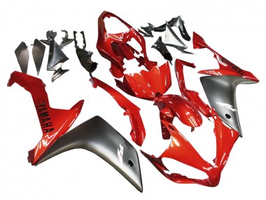 Carenado Moto Yamaha YZF 1000 R1 2007-2008 - Rojo Negro Mate Fabricantes
