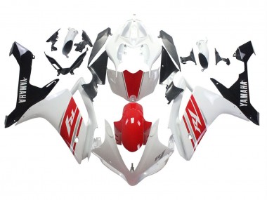 Carenado Moto Yamaha YZF 1000 R1 2007-2008 - Blanco Rojo Negro Fabricantes