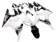 Carenado Moto Yamaha YZF R6 2003-2004 - Blanco Negro Brillante Fabricantes