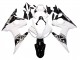 Carenado Moto Yamaha YZF R6 2003-2004 - Blanco Negro Brillante Fabricantes