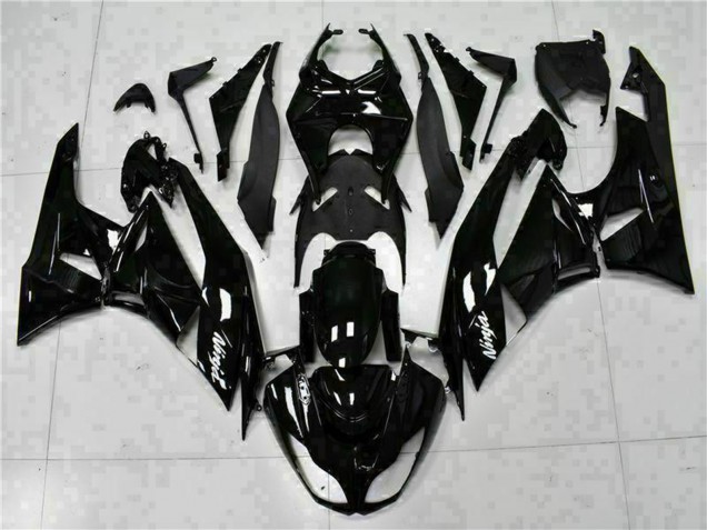 Carenados Moto Kawasaki ZX6R 2009-2012 - Negro Brillante Blanco Ninja Fabricantes