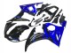 Carenado Moto Yamaha YZF R6 2003-2004 - Azul Negro Brillante Fabricantes