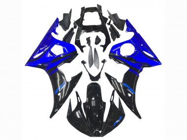 Carenado Moto Yamaha YZF R6 2003-2004 - Azul Negro Brillante Fabricantes