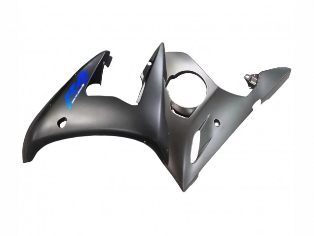 Carenados Moto Yamaha YZF R6 2003-2004 - Negro Mate Azul Fabricantes