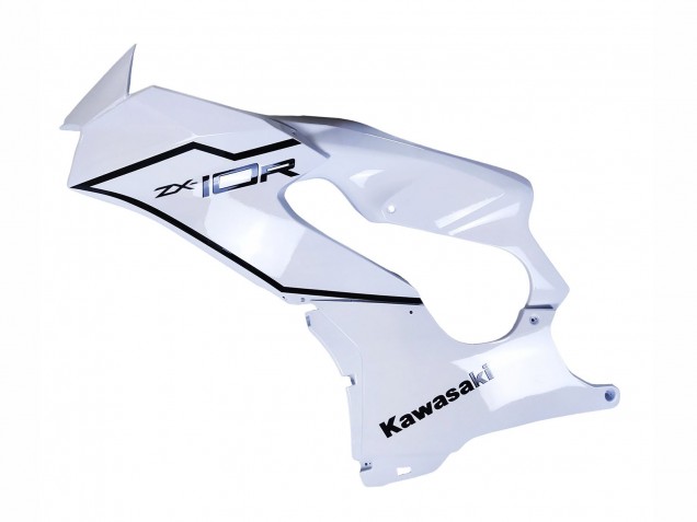 Carenados Moto Kawasaki ZX10R 2021-2025 - Blanco Negro Fabricantes