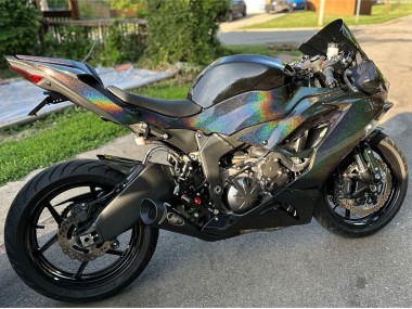 Carenados Moto Kawasaki ZX6R 2019-2022 - Negro Arcoíris Fabricantes