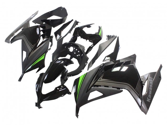 Carenados Moto Kawasaki EX300 2013-2024 - Negro Brillante Negro Mate Verde Fabricantes