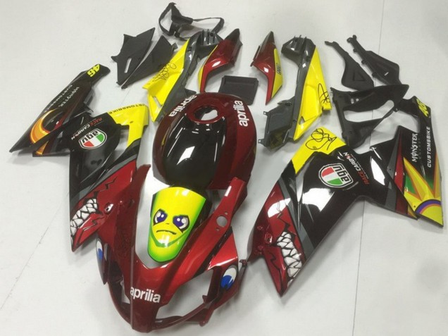 Carenados Moto Aprilia RS125 2006-2011 - Rojo Amarillo Negro Tiburón Fabricantes
