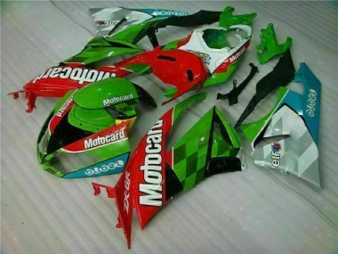 Carenados Moto Kawasaki ZX6R 2009-2012 - Verde Blanco Rojo Negro Azul Motocard Fabricantes