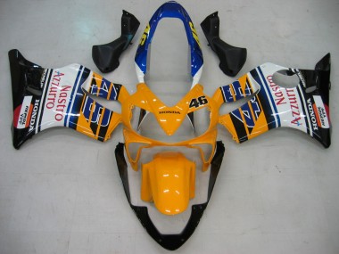 Carenados Moto Honda CBR600 F4i 2004-2007 - Amarillo Azul Blanco Negro Nastro Azzurro Fabricantes