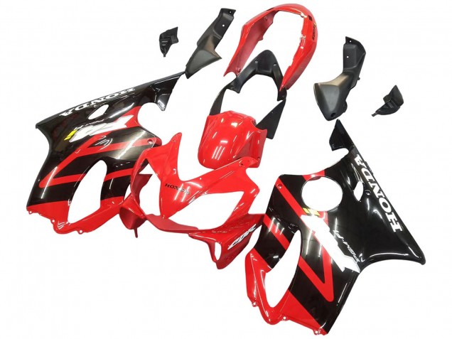 Carenado Moto Honda CBR600 F4i 2004-2007 - Rojo Negro Brillante Fabricantes