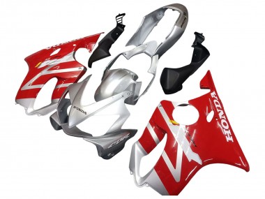 Carenados Moto Honda CBR600 F4i 2004-2007 - Plata Rojo Fabricantes