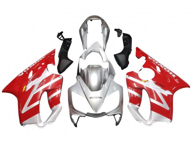 Carenados Moto Honda CBR600 F4i 2004-2007 - Plata Rojo Fabricantes