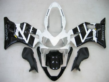 Carenado Moto Honda CBR600 F4i 2004-2007 - Blanco Negro Brillante Fabricantes