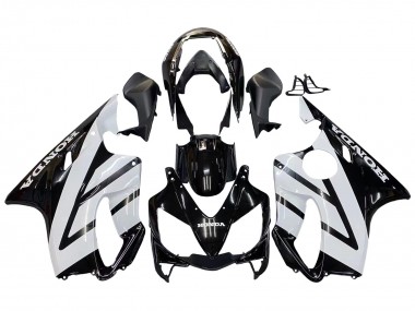 Carenados Moto Honda CBR600 F4i 2004-2007 - Blanco Negro Brillante Fabricantes