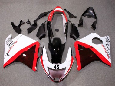 Carenados Moto Honda CBR1100XX Blackbird 1996-2007 - Blanco Rojo Negro Brillante Fabricantes