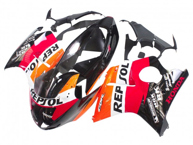 Carenados Moto ABS Honda CBR1100XX Blackbird 1996-2007 - Naranja Blanco Rojo Negro Brillante Repsol Fabricantes