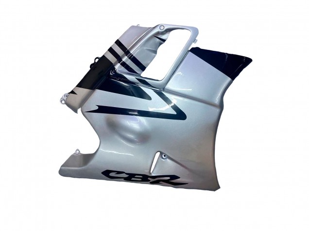 Carenados Moto Honda CBR600 F2 1991-1994 - Plata Negro Brillante Fabricantes