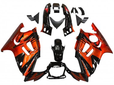 Carenados Moto Honda CBR600 F3 1995-1996 - Naranja Negro Brillante Fabricantes