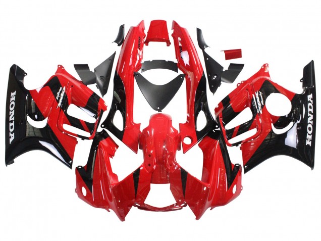 Carenados Moto Honda CBR600 F3 1997-1998 - Rojo Negro Brillante Fabricantes