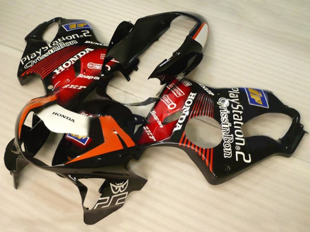 Carenados Moto Honda CBR600 F4 1999-2000 - Negro Brillante Rojo Blanco PlayStation 2 Fabricantes