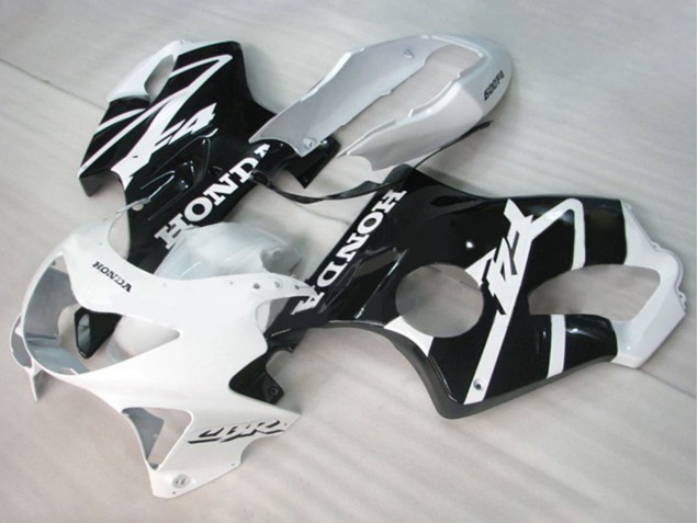 Carenados Moto Honda CBR600 F4 1999-2000 - Blanco Negro Brillante Fabricantes