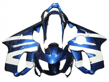 Carenados Moto Honda CBR600 F4 1999-2000 - Blanco Azul Fabricantes