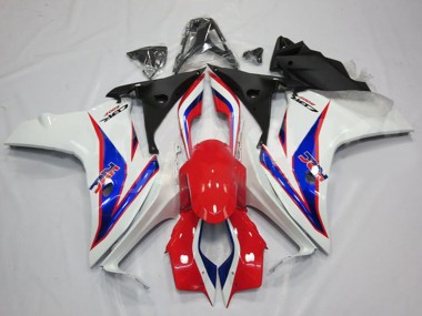 Carenados Moto Honda CBR600F 2011-2013 - Blanco Rojo Azul HRC Fabricantes