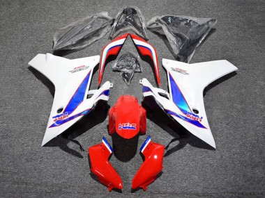 Carenado Moto Honda CBR600F 2011-2013 - Blanco Rojo Azul HRC Fabricantes