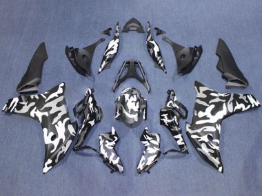 Carenados Moto Honda CBR600F 2011-2013 - Negro Blanco Camouflage Fabricantes