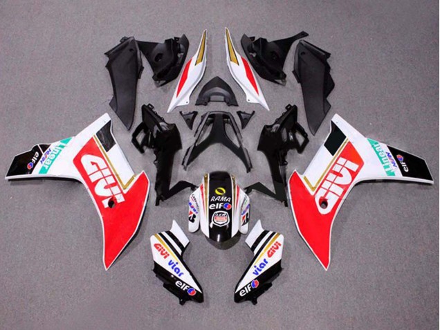 Carenados Moto Honda CBR600F 2011-2013 - Blanco Rojo Oro Negro Brillante Givi Fabricantes