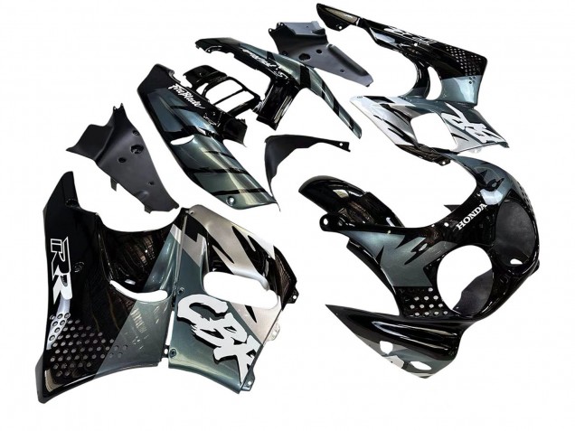 Carenados Moto Honda CBR900RR 893 1992-1993 - Plata Negro Brillante Fabricantes