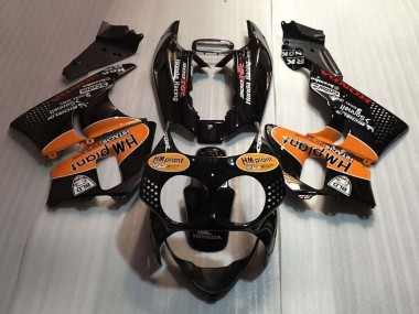 Carenados Moto Honda CBR900RR 893 1992-1993 - Negro Brillante Naranja Hm Plant Fabricantes