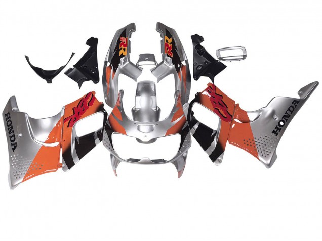 Carenados Moto Honda CBR900RR 893 1994-1995 - Plata Naranja Negro Brillante Fabricantes