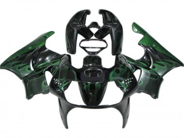 Carenados Moto Honda CBR900RR 919 1998-1999 - Negro Brillante Verde Llama Fabricantes