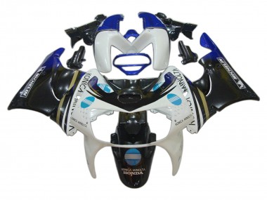 Carenados Moto Honda CBR900RR 919 1998-1999 - Blanco Azul Negro Brillante Konica Minolta Fabricantes